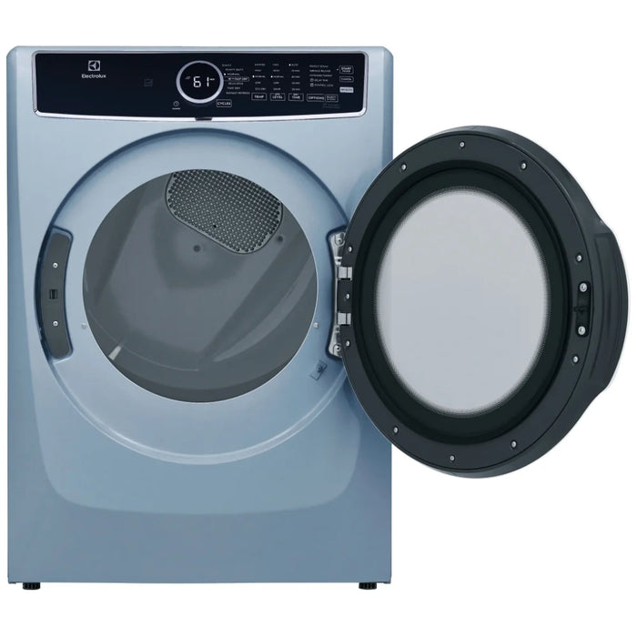 Electrolux ELFE743CAG Electric Dryer, 27 inches Width, 8 cu. ft. Capacity - Front view of the modern electric dryer appliance.