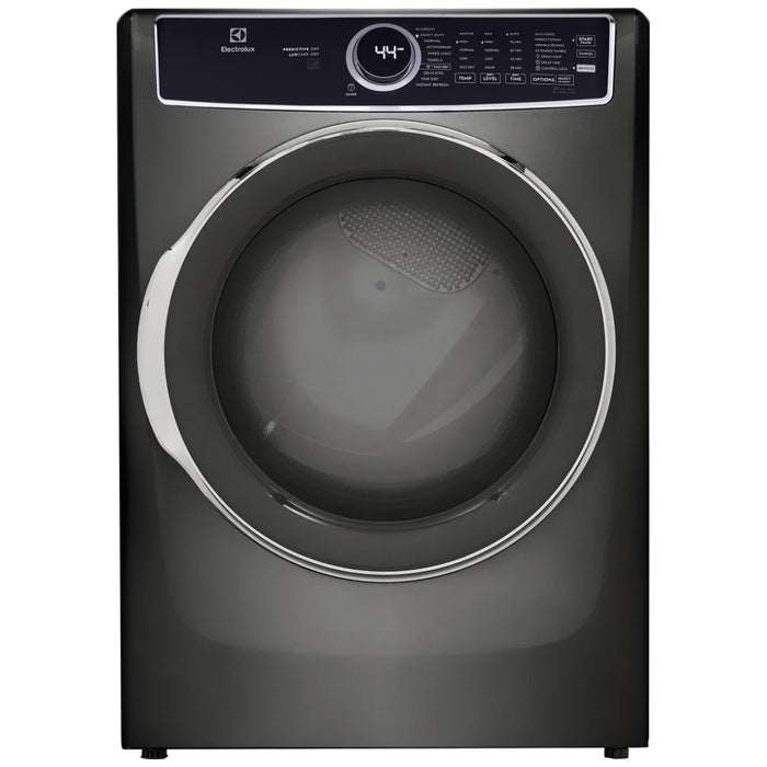 Electrolux Electric Dryer ELFE753CAT - Front-loading white electric dryer with advanced features.