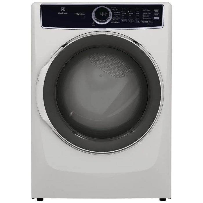 Electrolux Electric Dryer ELFE753CAW in white finish with advanced drying features.