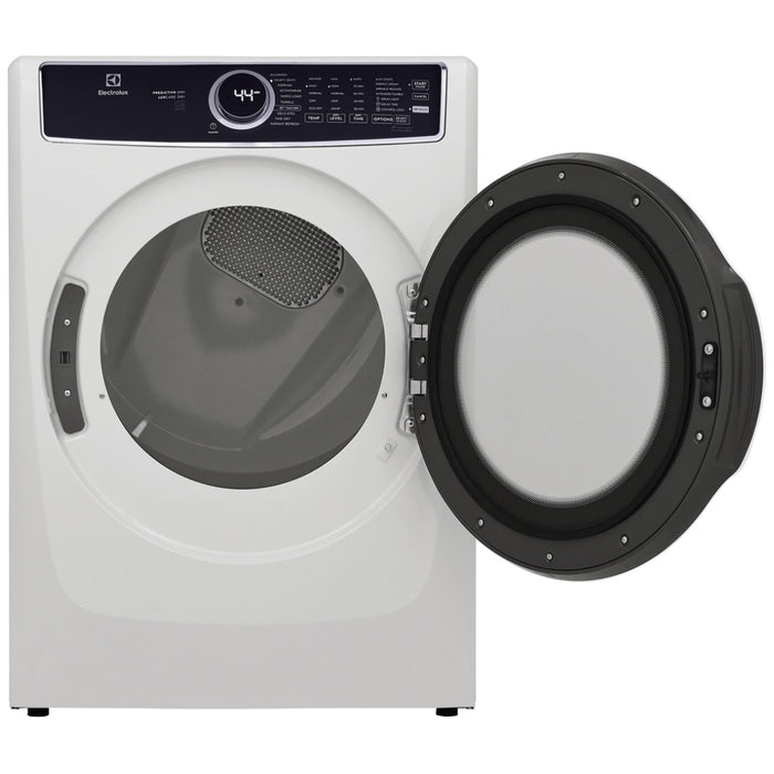 Electrolux Gas Dryer ELFG7537AW - Front-loading white gas dryer with advanced features.