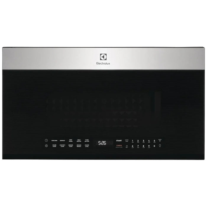 Electrolux EMOW1911AS Over the Range Microwave, 30 inch Exterior Width, 1.9 cu. ft. Capacity, 400 CFM, Convection, 1,350 W Watts, Stainless Steel Interior, LED, Black / Stainless Steel colour