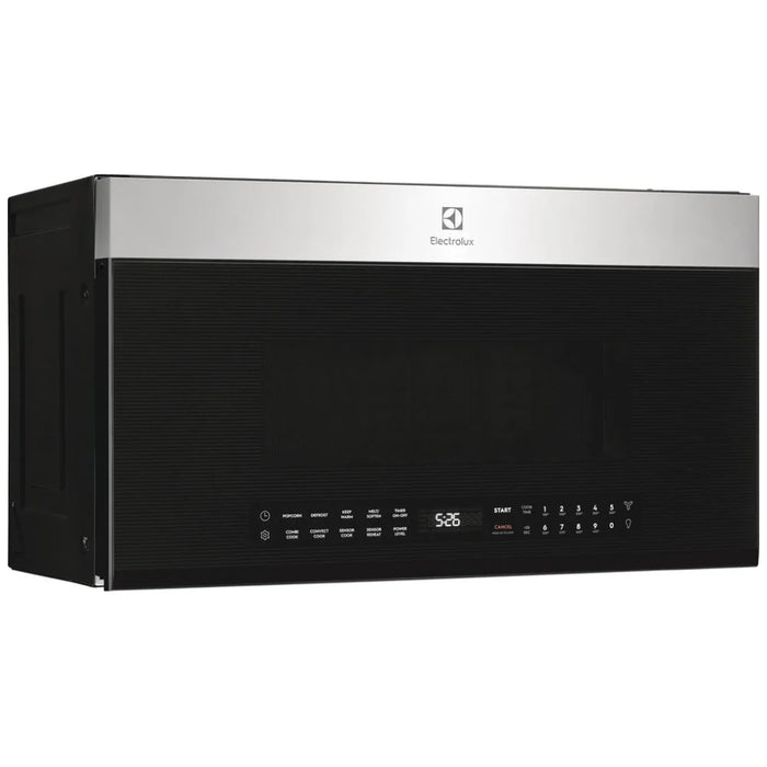 Electrolux EMOW1911AS Over the Range Microwave, 30 inch Exterior Width, 1.9 cu. ft. Capacity, 400 CFM, Convection, 1,350 W Watts, Stainless Steel Interior, LED, Black / Stainless Steel colour