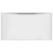 Electrolux EPWD257UIW Pedestal - White pedestal stand for laundry appliances.