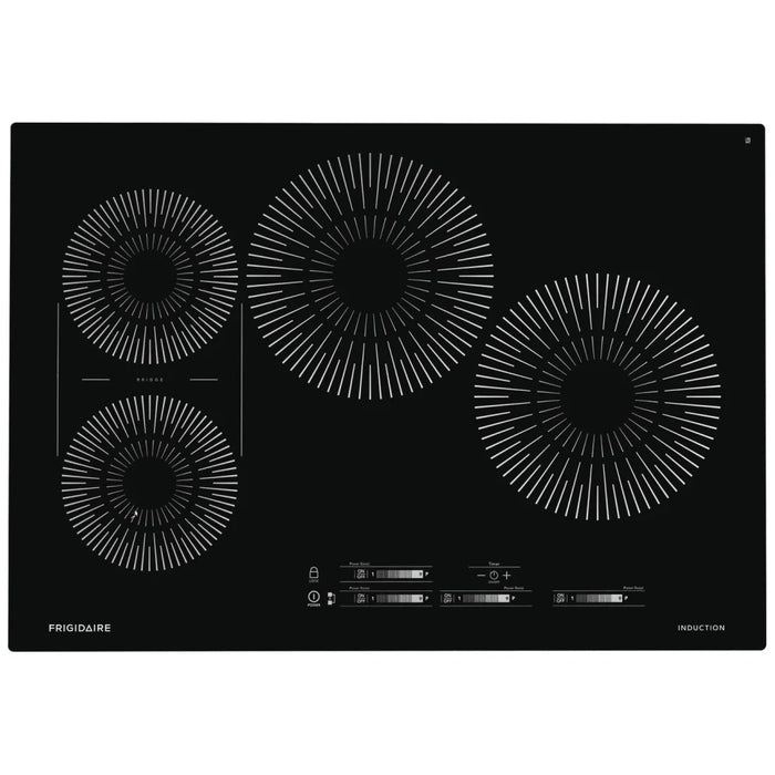 Frigidaire FCCI3027AB Induction Cooktop, 30 inch Exterior Width, 4 Burners, Induction, Black colour
