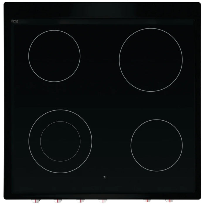 Frigidaire FCFE242CAS Electric Range, 24 inch Exterior Width, Convection, 4 Burners, 1.9 cu. ft. Capacity, Storage Drawer