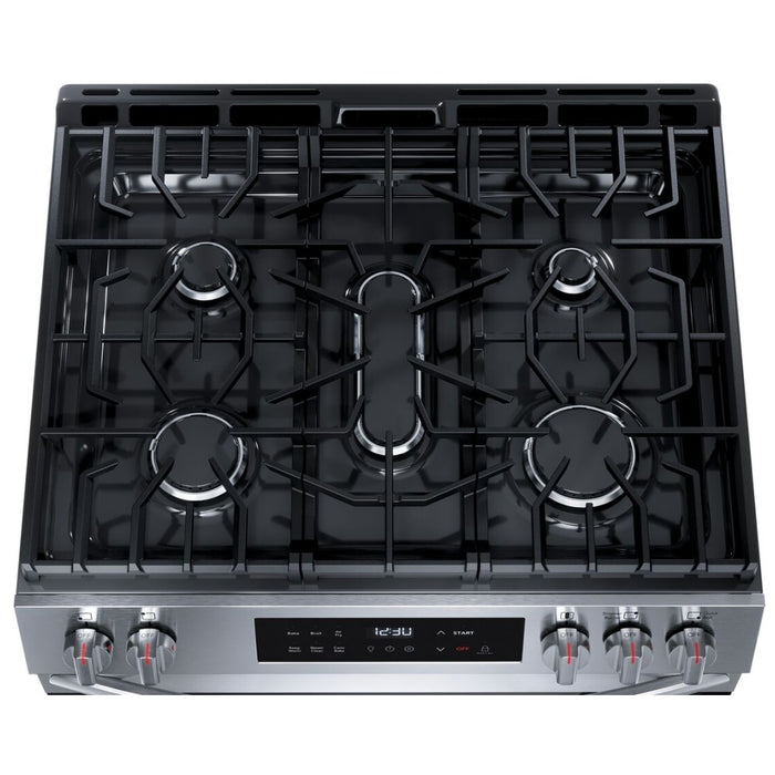 Frigidaire FCFG3082BS Gas Range, 5.1 cu. ft. with Convection