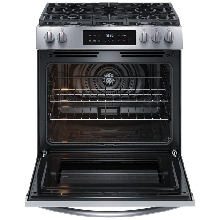 Frigidaire FCFG3082BS Gas Range, 5.1 cu. ft. with Convection