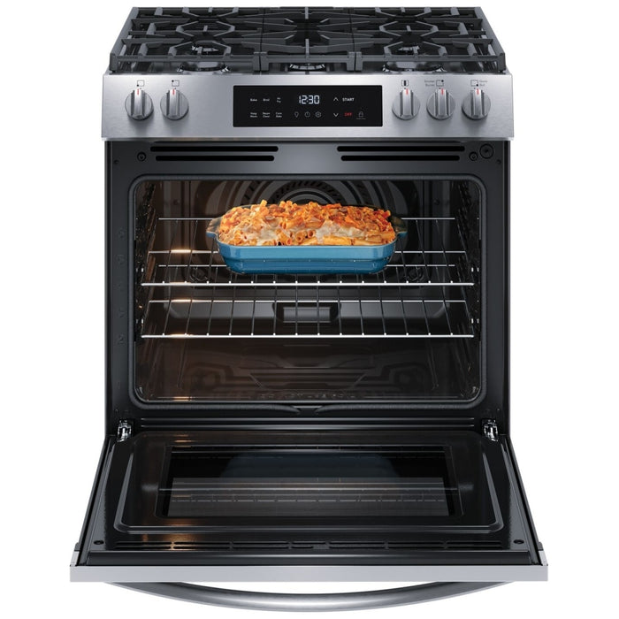 Frigidaire FCFG3082BS Gas Range, 5.1 cu. ft. with Convection