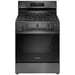 Frigidaire FCRG3083AD Gas Range, 30 inch Exterior Width, Self Clean, Convection, 5 Burners, 5.1 cu. ft. Capacity, Storage Drawer, Air Fry, 1 Ovens, Black Stainless Steel colour
