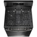 Frigidaire FCRG3083AD Gas Range, 30 inch Exterior Width, Self Clean, Convection, 5 Burners, 5.1 cu. ft. Capacity, Storage Drawer, Air Fry, 1 Ovens, Black Stainless Steel colour
