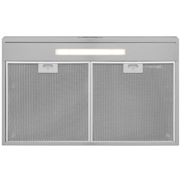 Frigidaire FCVW3052AS Range Hood, 30 inch Exterior Width, Under-Cabinet, 2, 220 CFM, 2.7, LED, Dishwasher Safe Filters, 2, Stainless Steel colour
