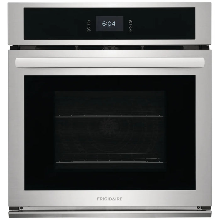 Frigidaire FCWS2727AS Single Wall Oven, 27 inch Exterior Width, Convection, Self Clean, 3.8 cu. ft. Capacity, Stainless Steel colour
