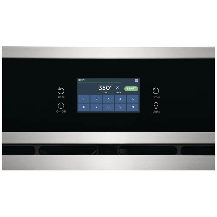 Frigidaire FCWS2727AS Single Wall Oven, 27 inch Exterior Width, Convection, Self Clean, 3.8 cu. ft. Capacity, Stainless Steel colour
