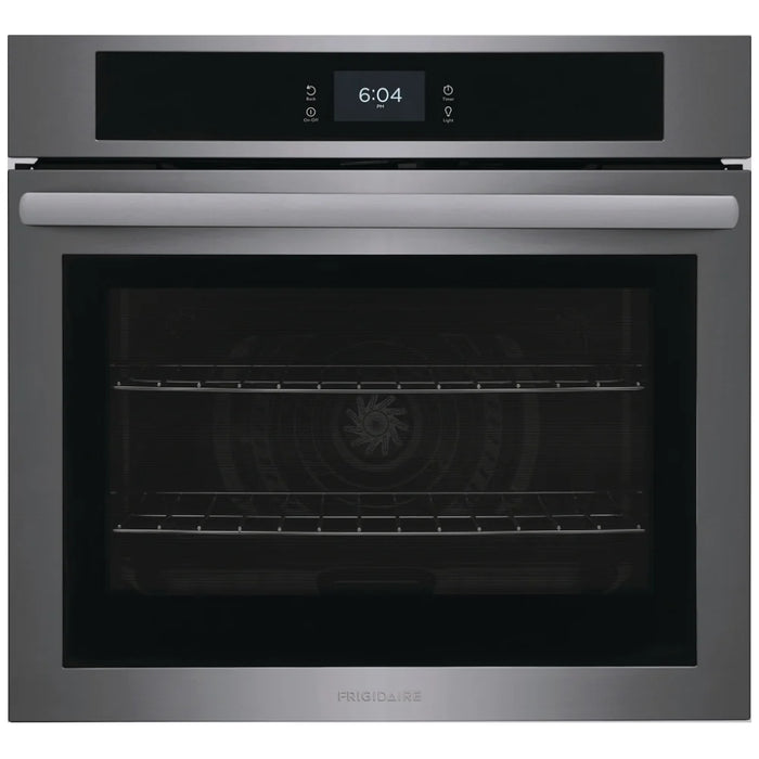 Frigidaire FCWS3027AD Single Wall Oven, 30 inch Exterior Width, Convection, Self Clean, 5.3 cu. ft. Capacity, Black Stainless Steel 