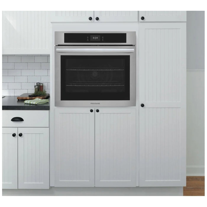 Frigidaire FCWS3027AS Single Wall Oven, 30 inch Exterior Width, Convection, Self Clean, 5.3 cu. ft. Capacity, Stainless Steel 