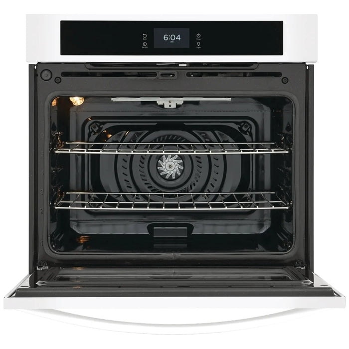 Frigidaire FCWS3027AW Single Wall Oven, 30 inch Exterior Width, Convection, Self Clean, 5.3 cu. ft. Capacity, White