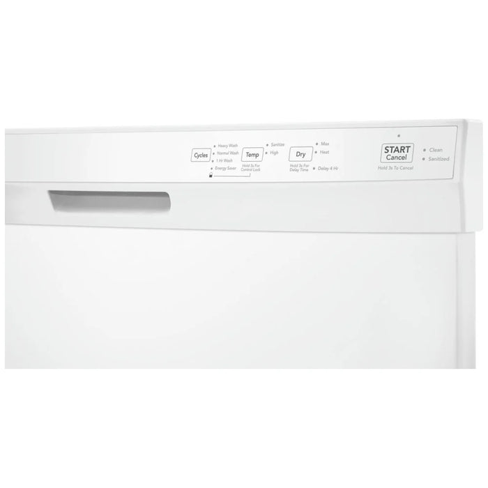 Image of Frigidaire FDPC4314AW 24 inches White Dishwasher with 4 Wash Cycles and 14 Place Settings Capacity.