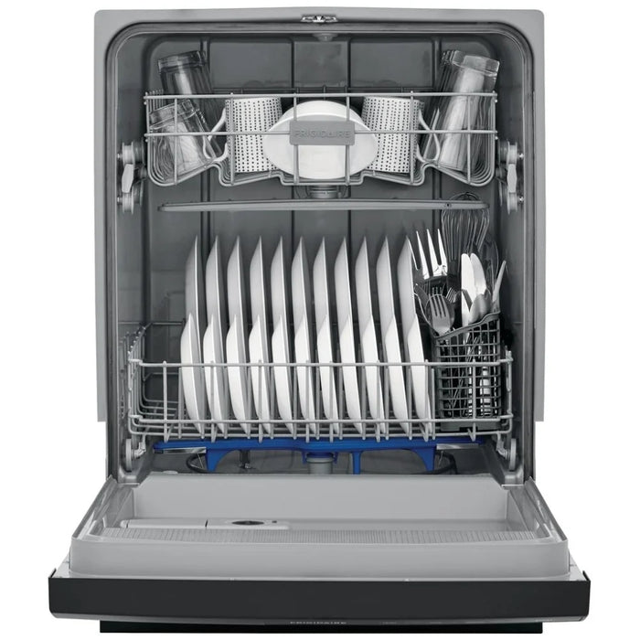 Image of Frigidaire FFCD2413US Dishwasher, 24 inches width, 60 dB Decibel Level, Full Console, 3 Wash Cycles, 14 Place Setting Capacity, with Hard Food Disposal.