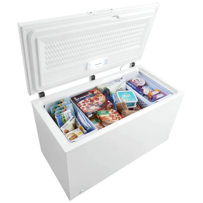 Frigidaire FFCL1542AW Chest Freezer, 14.8 cu. ft. Capacity, Manual, Interior Light (Freezer), White colour