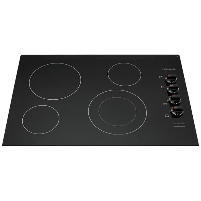 Frigidaire FFEC3025UB Electric Cooktop, 30 inch Exterior Width, 4 Burners, Black colour
