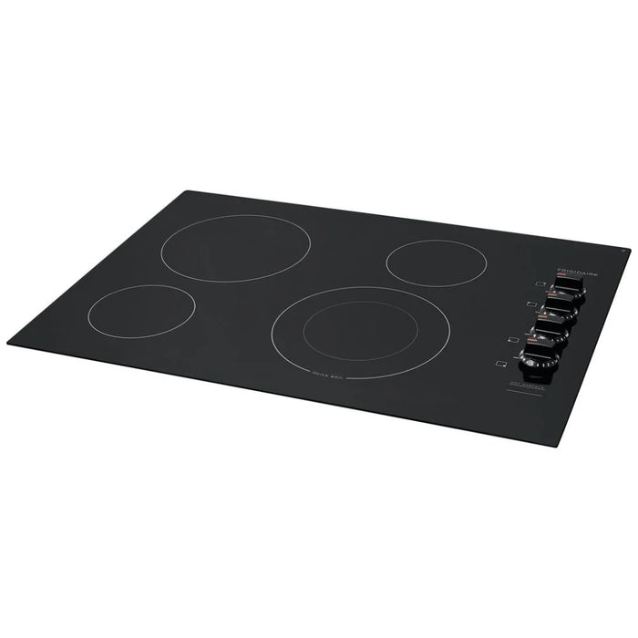 Frigidaire FFEC3025UB Electric Cooktop, 30 inch Exterior Width, 4 Burners, Black colour
