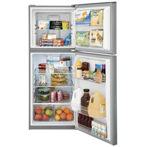 Frigidaire FFET1222UV Top Freezer Refrigerator, 24 inch Width, 11.6 cu. ft. Capacity, Stainless Steel 