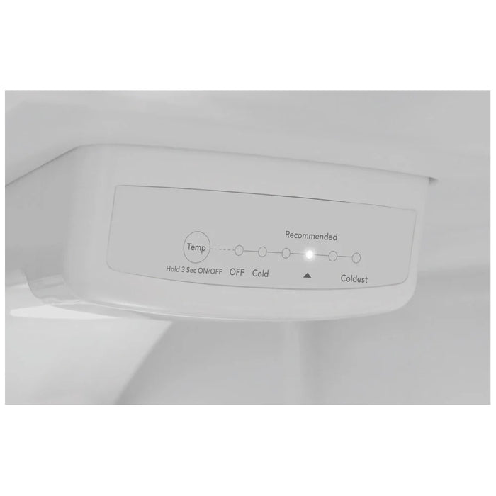 Frigidaire FFHT1822UV Top Freezer Refrigerator, 28 inch Width, ENERGY STAR Certified, 17.6 cu. ft. Capacity, Optional Ice Maker (Special Order), Stainless Steel colour