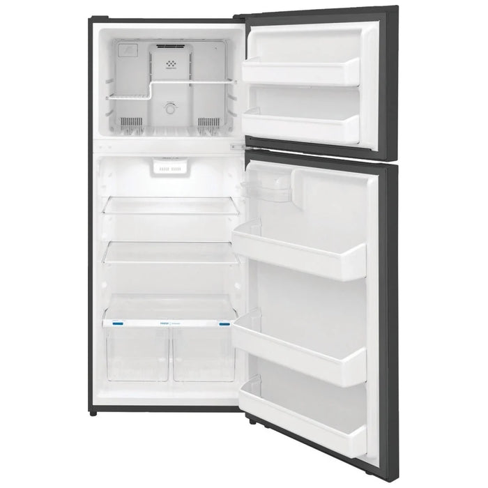 Frigidaire FFHT1822UV Top Freezer Refrigerator, 28 inch Width, ENERGY STAR Certified, 17.6 cu. ft. Capacity, Optional Ice Maker (Special Order), Stainless Steel colour