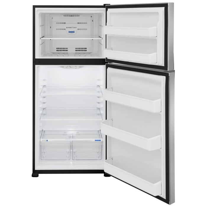Frigidaire FFHT2022AS Top Freezer Refrigerator, 30 inch Width, ENERGY STAR Certified, 20 cu. ft. Capacity, Stainless Steel colour