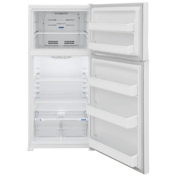 Frigidaire FFHT2022AW Top Freezer Refrigerator, 30 inch Width, ENERGY STAR Certified, 20 cu. ft. Capacity, White colour
