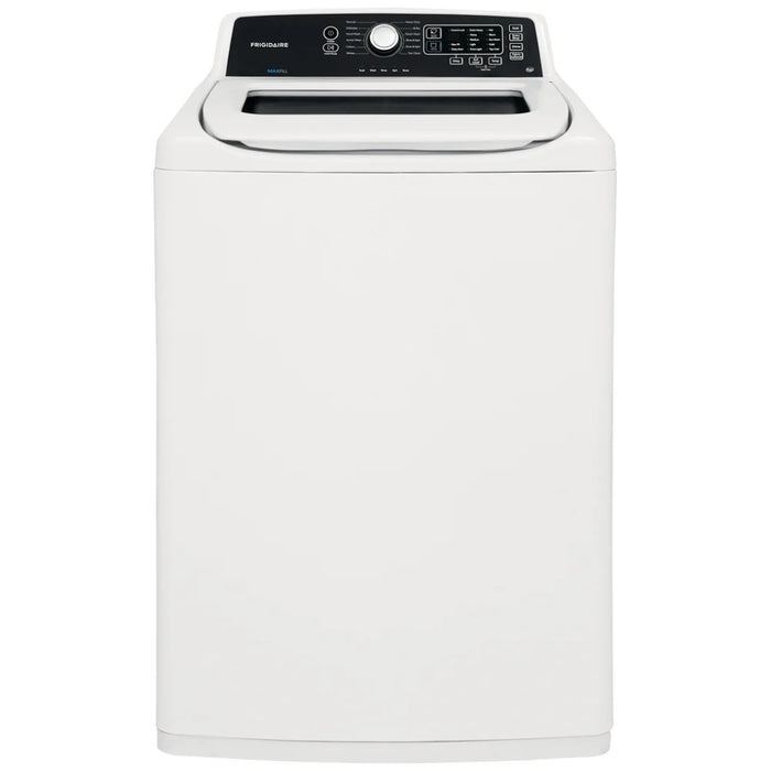 Frigidaire FFTW4120SW Top Load Washer with Agitator, 4.7 cu. ft. Capacity, 12 Wash Cycles, 3 Temperature Settings, 27 inches Width, 680 RPM Spin Speed.