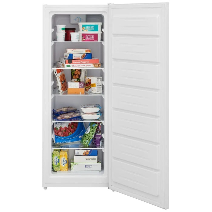 Frigidaire FFUE0726AW Upright Freezer, 22 inch Width, 7 cu. ft. Capacity, Manual, ENERGY STAR Certified, White colour