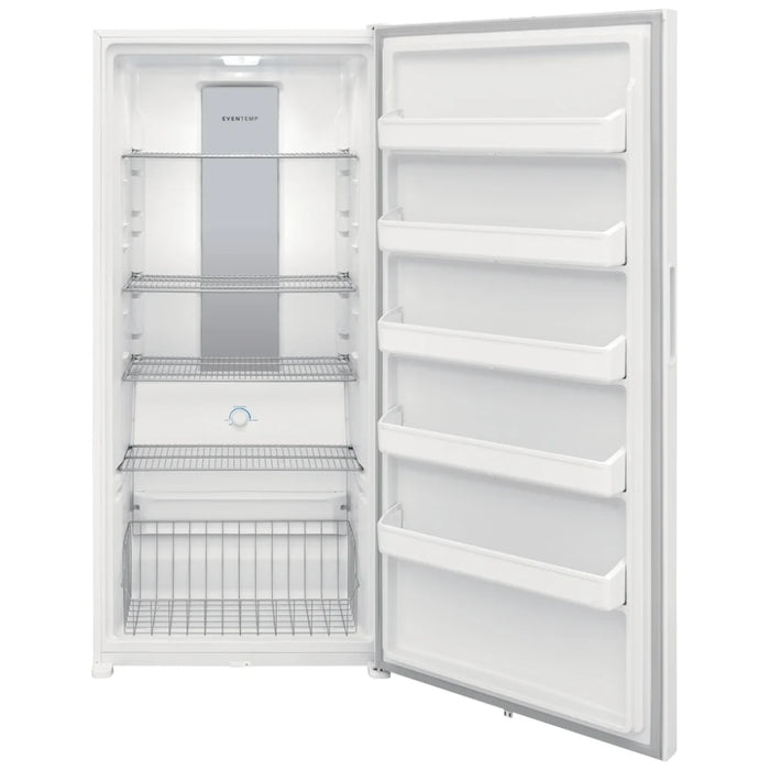 Frigidaire FFUE2022AW Upright Freezer, ENERGY STAR Certified, 20 cu. ft. Capacity, Automatic, Reversible Door, White colour