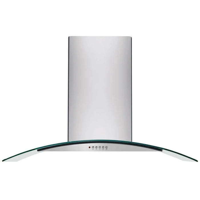 Frigidaire FHWC3660LS Range Hood, 36 inch Exterior Width, Chimney, Wall Mounted, 400 CFM, Accepts Both, Halogen , Dishwasher Safe Filters, 3, Stainless Steel colour Blower Included