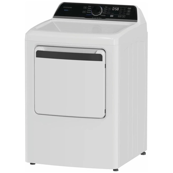 Frigidaire FLVE752CBW Electric Dryer, 7 cu. ft. Dryer Capacity, 4 Temperature Settings, Steel Drum, White colour