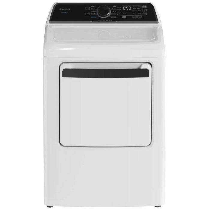 Frigidaire FLVE752CBW Electric Dryer, 7 cu. ft. Dryer Capacity, 4 Temperature Settings, Steel Drum, White colour
