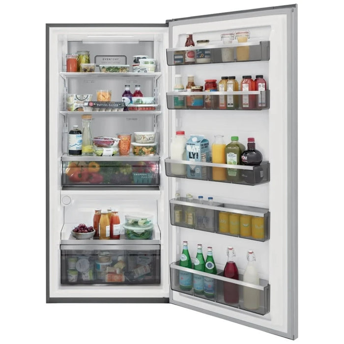 Frigidaire Professional Fpru19f8wf All Refrigerator, 33 Inch Width, Counter Depth, 18.6 Cu. Ft. Capacity, Stainless Steel Colour Internal Water Dispense