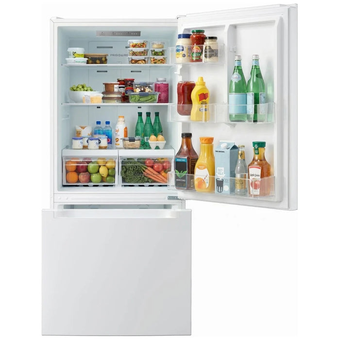 Frigidaire FRBE1925AW Bottom Freezer Refrigerator, 30 inch Width