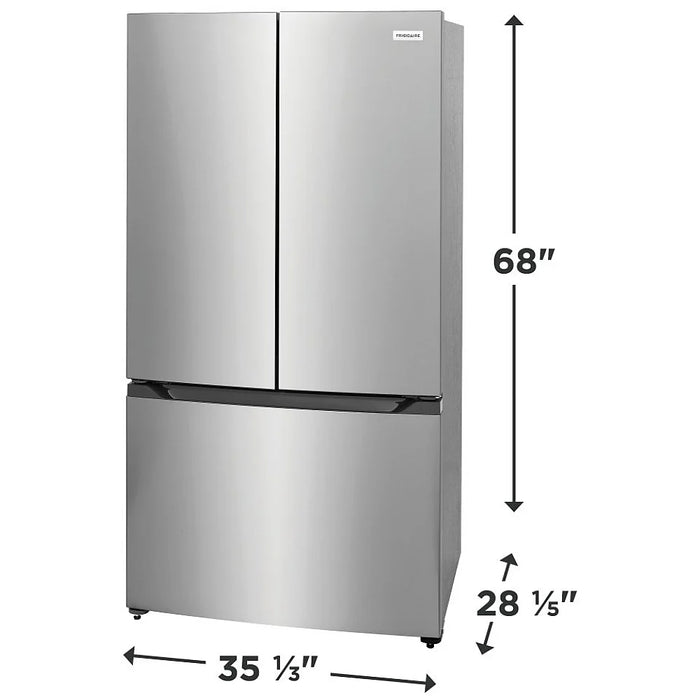 Frigidaire FRFG2011AV Counter Depth French Door Refrigerator, 36 inch Width, 19.8 cu. ft. Capacity, Counter Depth, Water Dispenser (Interior), Ice Dispenser (Freezer Located)