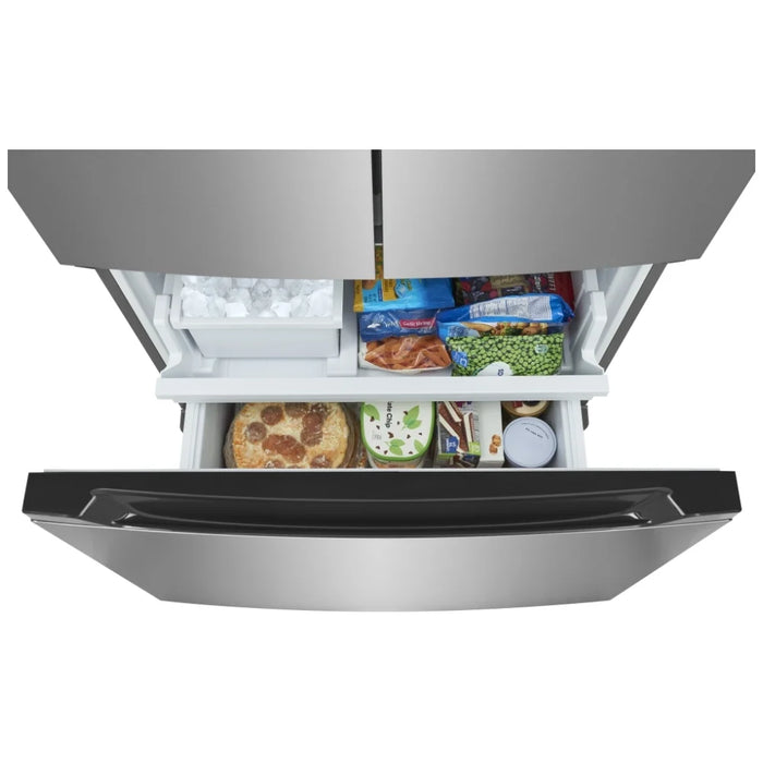 Frigidaire FRFG2011AV Counter Depth French Door Refrigerator, 36 inch Width, 19.8 cu. ft. Capacity, Counter Depth, Water Dispenser (Interior), Ice Dispenser (Freezer Located)