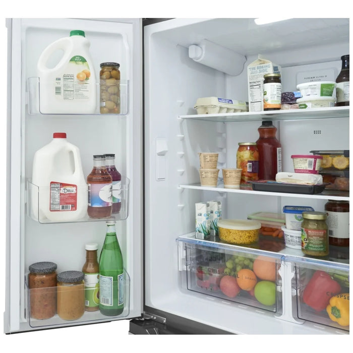 Frigidaire FRFG2011AV Counter Depth French Door Refrigerator, 36 inch Width, 19.8 cu. ft. Capacity, Counter Depth, Water Dispenser (Interior), Ice Dispenser (Freezer Located)