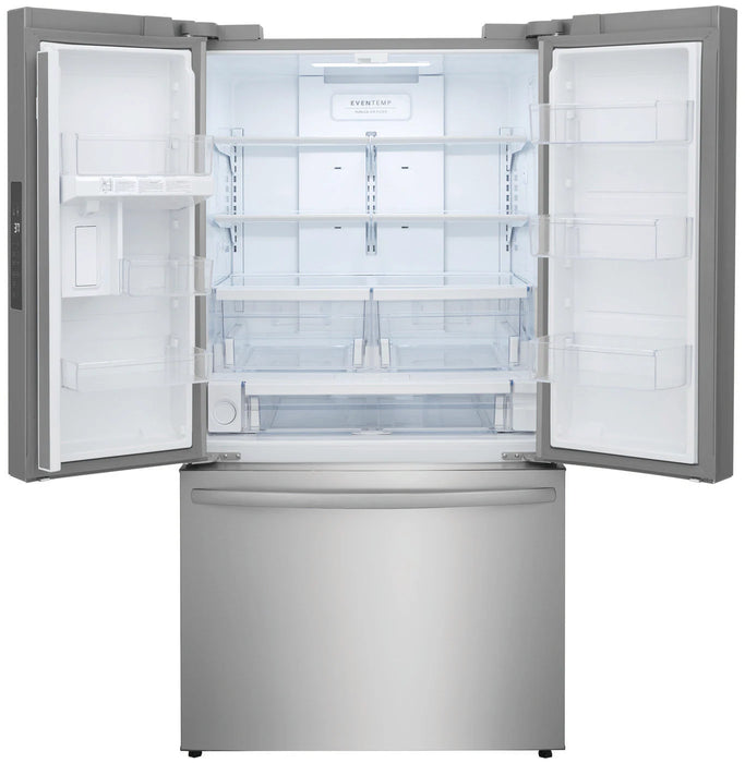 Image of Frigidaire 28.8-ft³ Stainless Steel French Door Refrigerator with Water/Ice Dispenser - Energy Star FRFN2813AF.