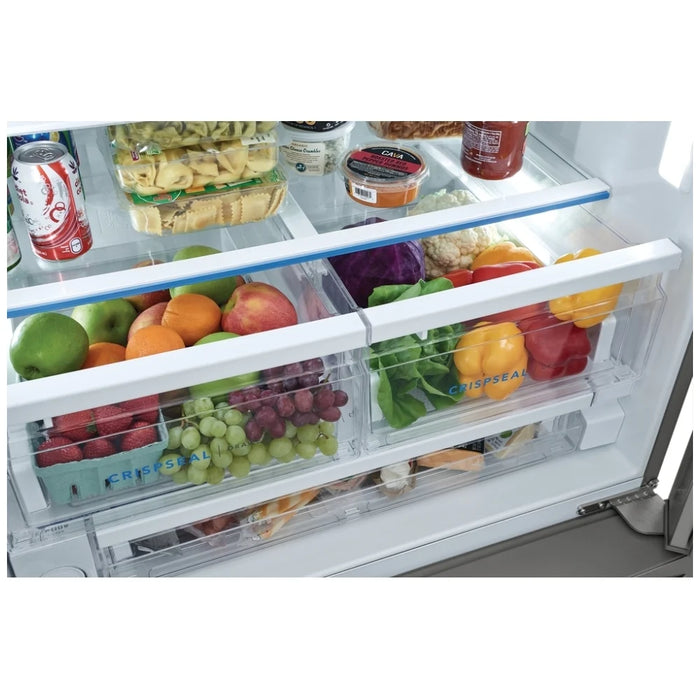 Frigidaire Frfs2823as French Door Refrigerator, 36 Inch Width, Energy Star Certified, 27.8 Cu. Ft. Capacity, Stainless Steel Colour FRFS2823AS