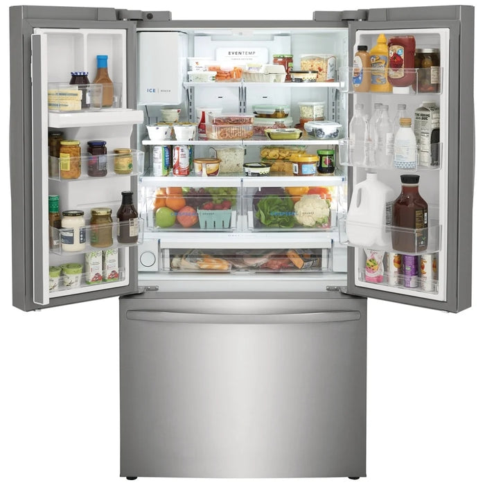 Frigidaire Frfs2823as French Door Refrigerator, 36 Inch Width, Energy Star Certified, 27.8 Cu. Ft. Capacity, Stainless Steel Colour FRFS2823AS