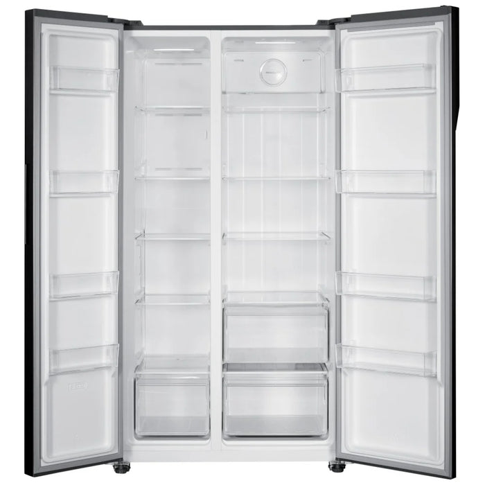 Frigidaire FRSG2115AV Side by Side Refrigerator, 36 inch Width, Counter Depth, 21.4 cu. ft. Capacity, Stainless Steel colour Category: Side by Side Refrigerators