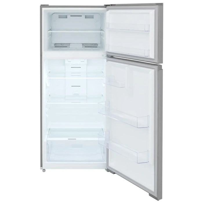 Frigidaire FRTE1622AS Top Freezer Refrigerator, 28 inch Width, ENERGY STAR Certified, 16 cu. ft. Capacity, Ice Dispenser (Freezer Located), Stainless Steel colour