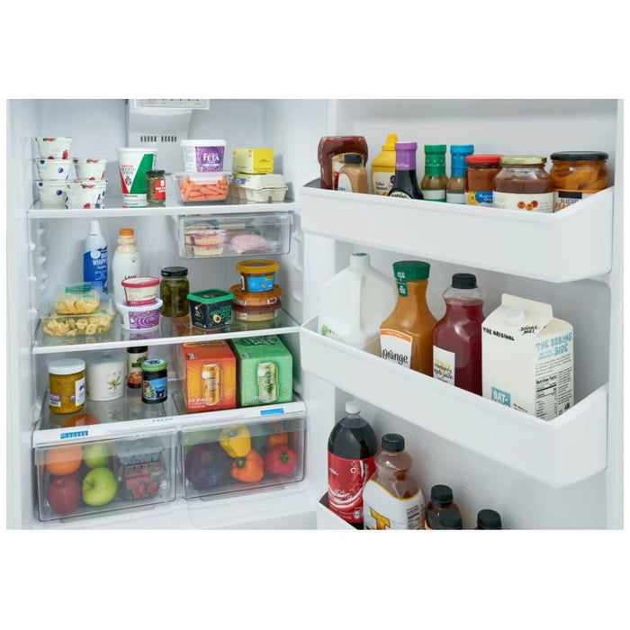 Frigidaire FRTE1835AV Top Freezer Refrigerator, 30 inch Width, 18.2 cu. ft. Capacity, Stainless Steel colour