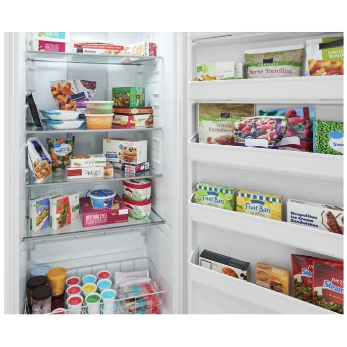 Frigidaire FRUF2020AW Upright Freezer, 20 cu. ft. Capacity, Automatic, Reversible Door, Interior Light (Freezer), White colour