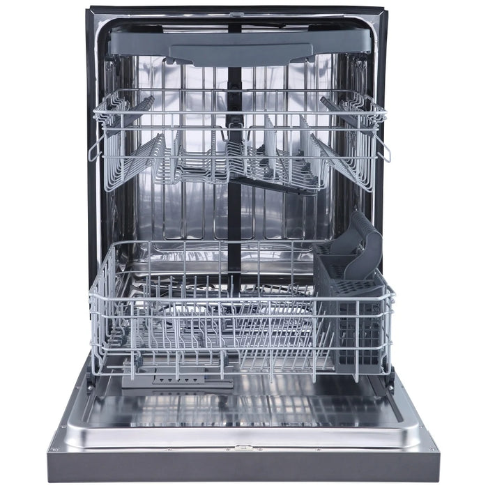 GE GBF655SMPES Dishwasher, 24 inch Exterior Width, 48 dB Decibel Level, Full Console, Stainless Steel (Interior), Hard Food Disposal, Slate colour