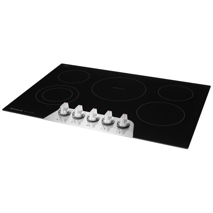 Frigidaire Gallery GCCE3070BS Electric Cooktop, 30 inch Exterior Width, 5 Burners, 3,100